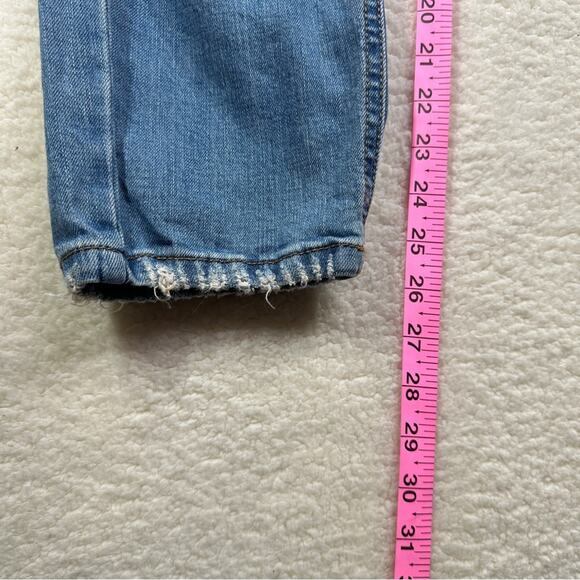 Wild Fable High Rise Distressed Jeans - Blue Mom Jeans Size 6 - Picture 8 of 12